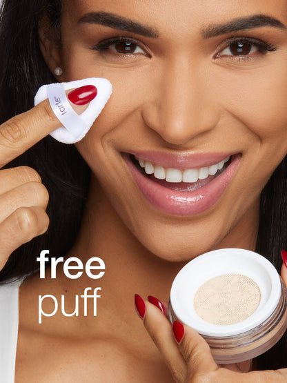 creaseless setting & brightening powder